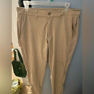 Lululemon ABC commission pant khaki color